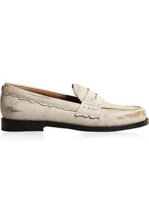 Golden Goose Jerry Leather Slippers - - IT 35 - Moda Operandi