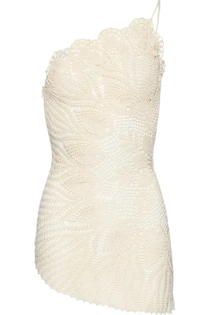 MAGDA BUTRYM Single-Shoulder Cotton Mini Dress - - FR 34 - Moda Operandi