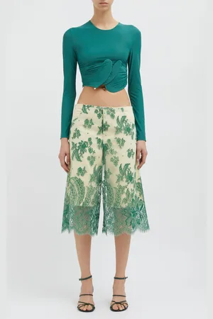 CHRISTOPHER ESBER Arboreal Layered Lace Shorts - - AU 10 - Moda Operandi
