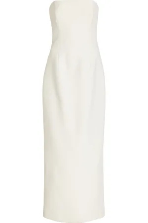 BRANDON MAXWELL Exclusive Kady Wool-Silk Midi Dress - - US 10 - Moda Operandi