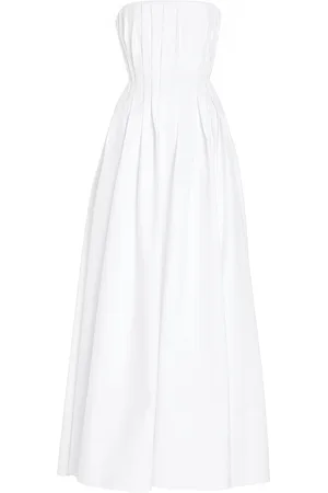 Simkhai Thalia Strapless Cotton Poplin Maxi Dress - - US 0 - Moda Operandi