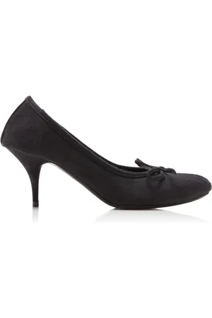Balenciaga Leopald Satin Ballet Pumps - - IT 37 - Moda Operandi