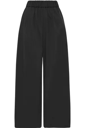 St Agni Cotton-Nylon Wide-Leg Pants - - XL - Moda Operandi