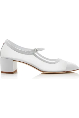 Aeyde Aline Mesh Mary Jane Pumps - - IT 39 - Moda Operandi
