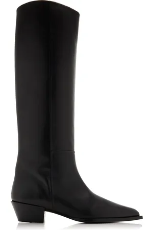 Aeyde Arla Leather Knee Boots - - IT 36 - Moda Operandi