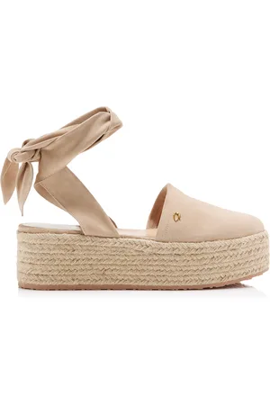 Gianvito Rossi Velour Platform Espadrilles - - IT 36 - Moda Operandi
