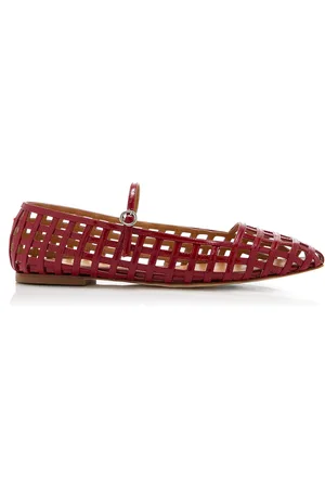 Aeyde Uma Patent Leather Mary Jane Flats - - IT 40 - Moda Operandi
