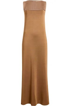 Khaite Ruslan Fringed Knit Maxi Dress - - S - Moda Operandi