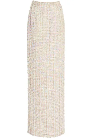 Sergio Hudson Wool Maxi Skirt - - US 0 - Moda Operandi