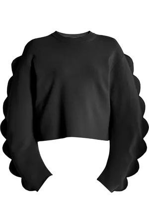 ULLA JOHNSON Ivy Scalloped Milano Knit Sweater - - P - Moda Operandi