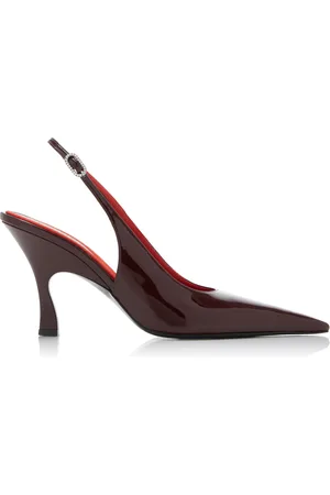 Stella McCartney Elsa Patent Vegan Leather Slingback Pumps - - IT 36 - Moda Operandi