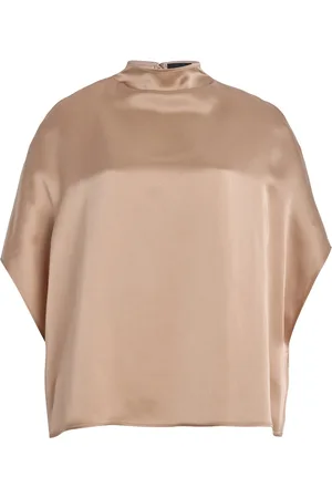 LAPOINTE Satin Cape Tee - - XS - Moda Operandi