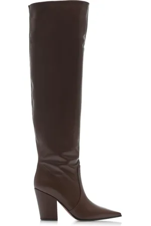 Gianvito Rossi Leather Over-The-Knee Boots - - IT 36 - Moda Operandi