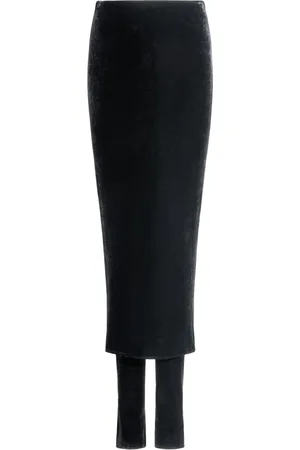 Alaïa Velvet Skirt Pants - - FR 34 - Moda Operandi