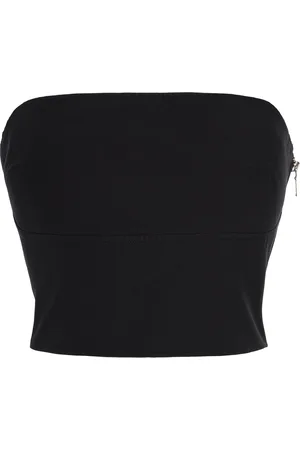 MATTEAU Exclusive Strapless Cotton-Silk Top - - 1 - Moda Operandi