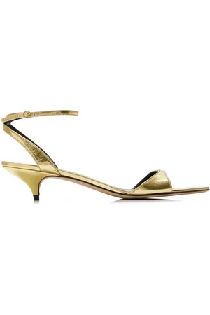 The Row Vika Metallic Leather Sandals - - IT 36 - Moda Operandi