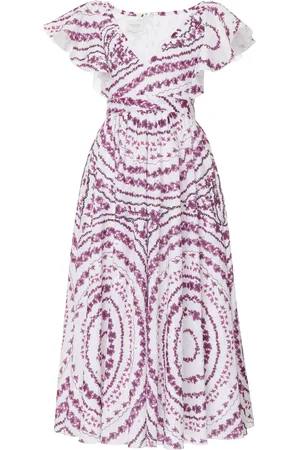 Giambattista Valli Floral Cotton-Voile Midi Dress - - IT 42 - Moda Operandi