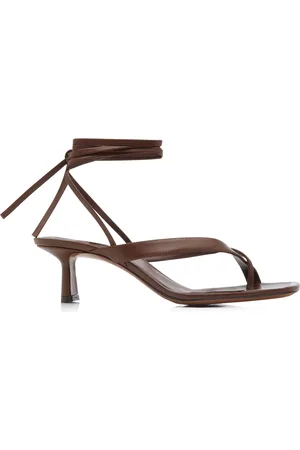 Neous Situla Lace-Up Leather Sandals - - IT 37.5 - Moda Operandi