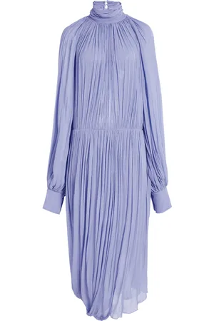 Stella McCartney Draped Silk-Crepe Midi Dress - - IT 40 - Moda Operandi