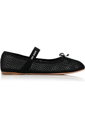 Miu Miu Net Ballet Flats - - IT 36 - Moda Operandi