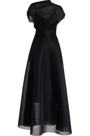 BRANDON MAXWELL The Genevieve Draped Knit Maxi Dress - - US 2 - Moda Operandi