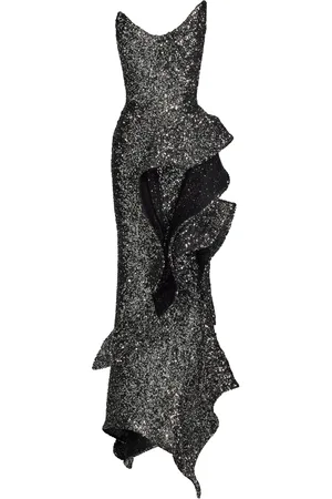 MATICEVSKI Thistle Wave Sequined Gown - - AU 6 - Moda Operandi