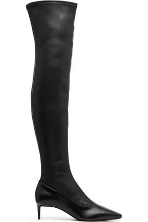 St Agni Sock Leather High Boots - - IT 39 - Moda Operandi