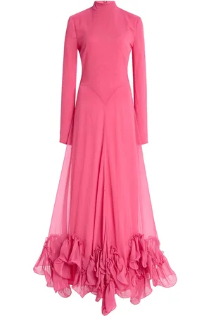 ROTATE Ruffled Chiffon Gown - - EU 32 - Moda Operandi