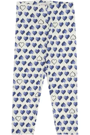 MONNALISA Girls Pants - Jersey leggings with hearts