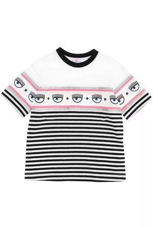 Chiara Ferragni Short Sleeved T-Shirts - Maxi logomania T-shirt
