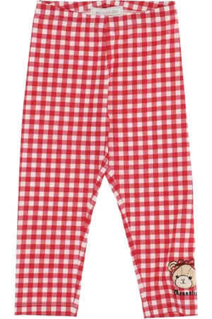 MONNALISA Girls Pants - Bear jersey leggings