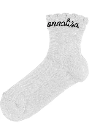 MONNALISA Logo lurex socks