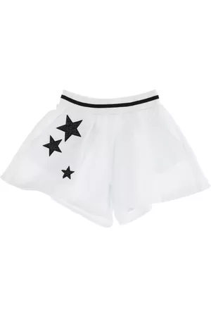 MONNALISA Fleece shorts with star print