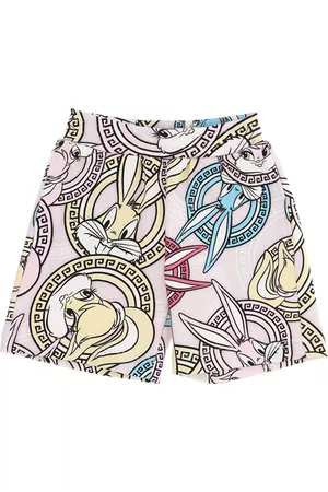 MONNALISA Looney Tunes fleece Bermuda shorts