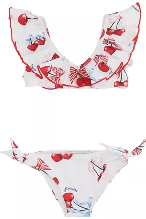 MONNALISA Stretch bikini with cherry print
