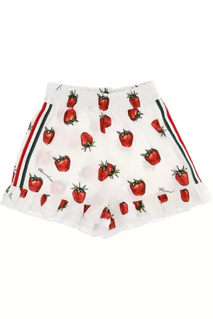MONNALISA Printed poplin shorts