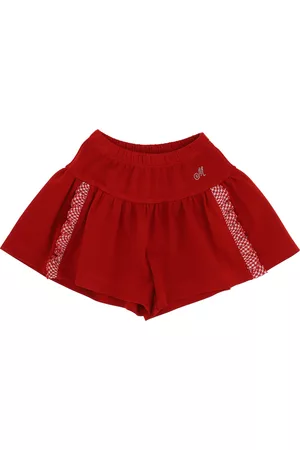 MONNALISA Girls Sports Shorts - Dainty jersey shorts