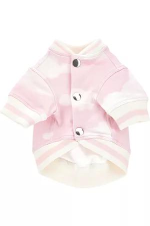 MONNALISA Dog coat with all-over cloud print