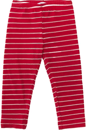 MONNALISA Girls Pants - Leggings lurex stripes