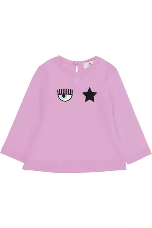 Chiara Ferragni Long Sleeved T-shirts - Eyestar jersey T-shirt