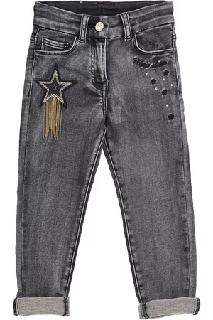 MONNALISA Girls Jeans - Denim jeans with pockets