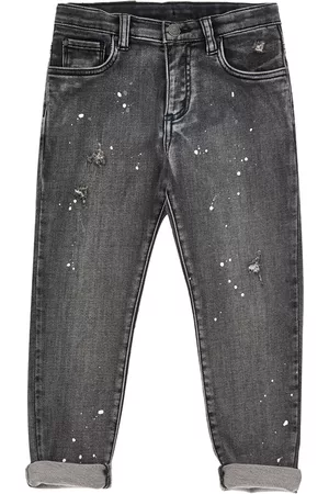 MONNALISA Boys Stretch Jeans - Stretch denim jeans