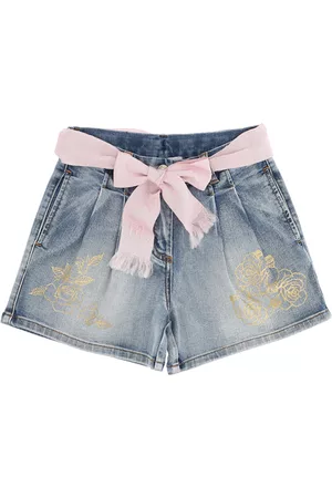 MONNALISA Girls Bermudas - Rose gold Bermuda jeans