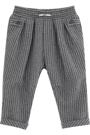 MONNALISA Boys Pants - Milano stitch pinstripe trousers