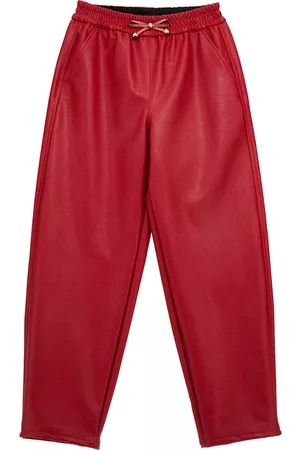 MONNALISA Girls Sweatpants - Coated fabric joggers