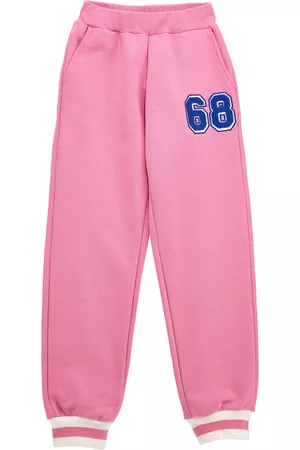 MONNALISA College fleece joggers