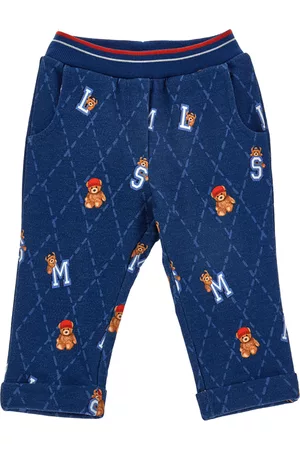 Monnalisa All-over bears fleece joggers