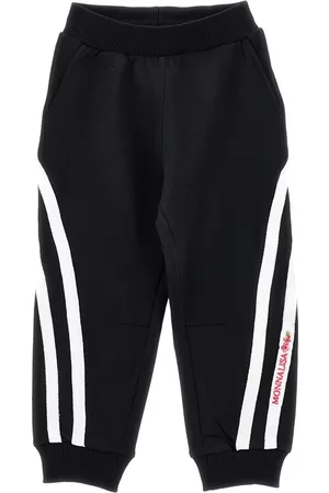 MONNALISA Two-tone fleece joggers