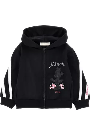 MONNALISA Girls Zip up Hoodies - Minnie zip-up hoodie