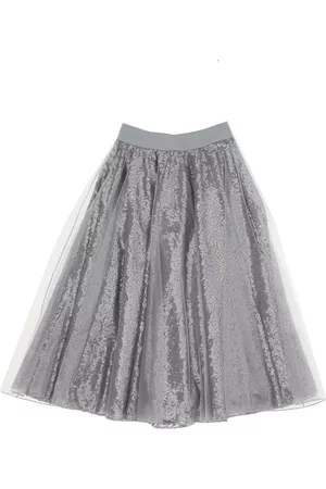 MONNALISA Girls Skirts - Sequined skirt